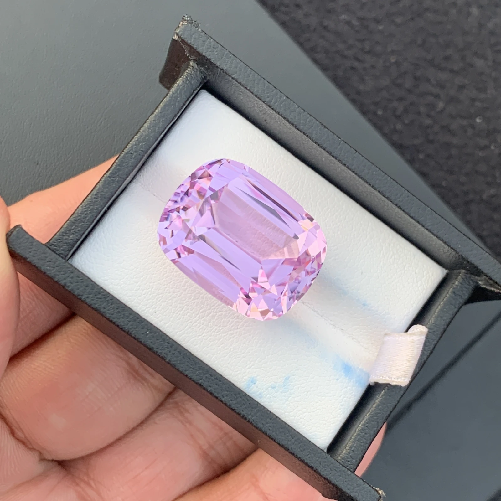 54.10ct Natural Pink Kunzite Cushion Loose Gemstone from Afghanistan