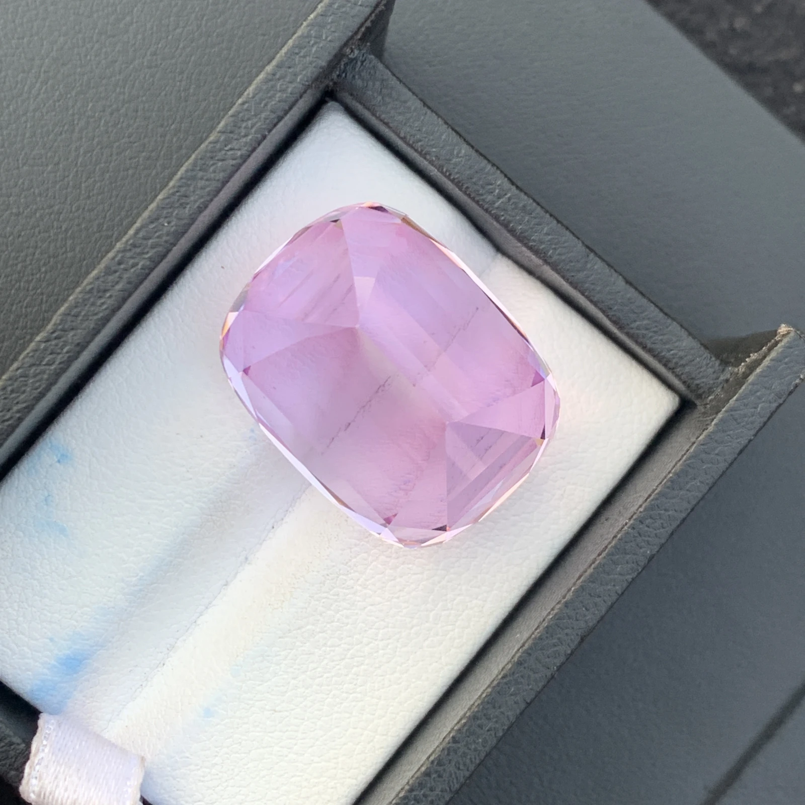 54.10ct Natural Pink Kunzite Cushion Loose Gemstone from Afghanistan