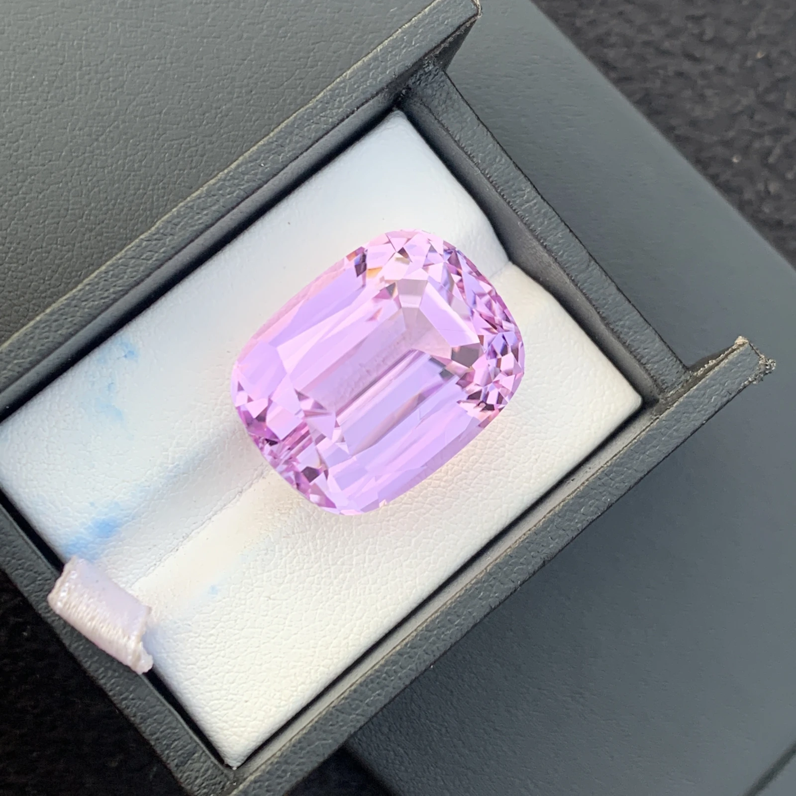 54.10ct Natural Pink Kunzite Cushion Loose Gemstone from Afghanistan