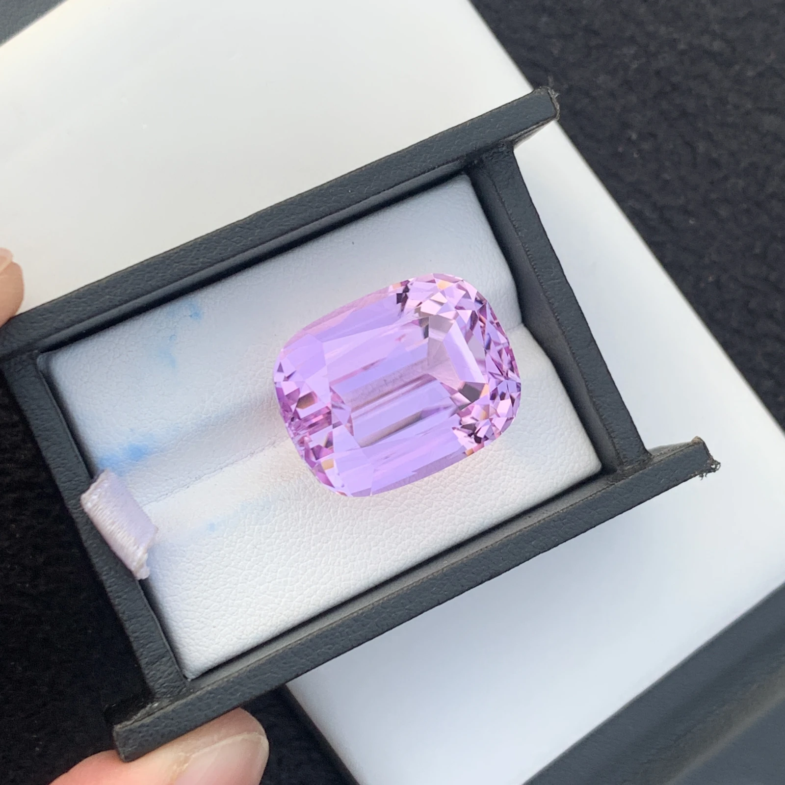 54.10ct Natural Pink Kunzite Cushion Loose Gemstone from Afghanistan