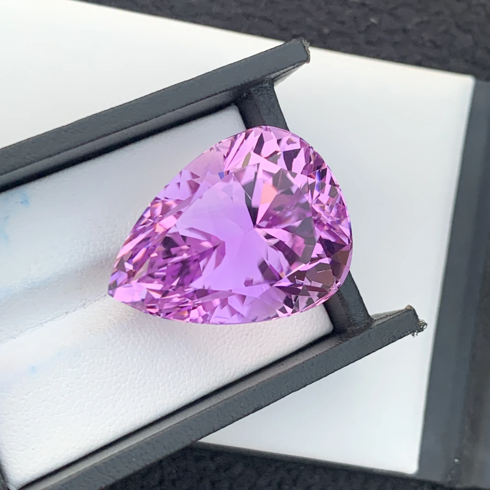 94.75ct Natural Pink Kunzite Pear Shape Loose Gemstone from Afghanistan