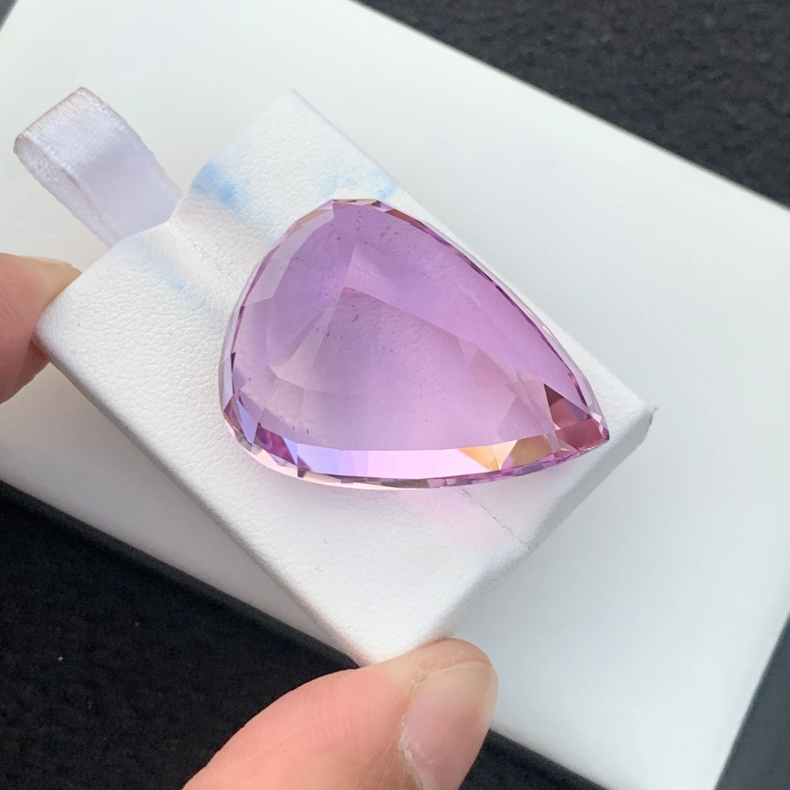94.75ct Natural Pink Kunzite Pear Shape Loose Gemstone from Afghanistan