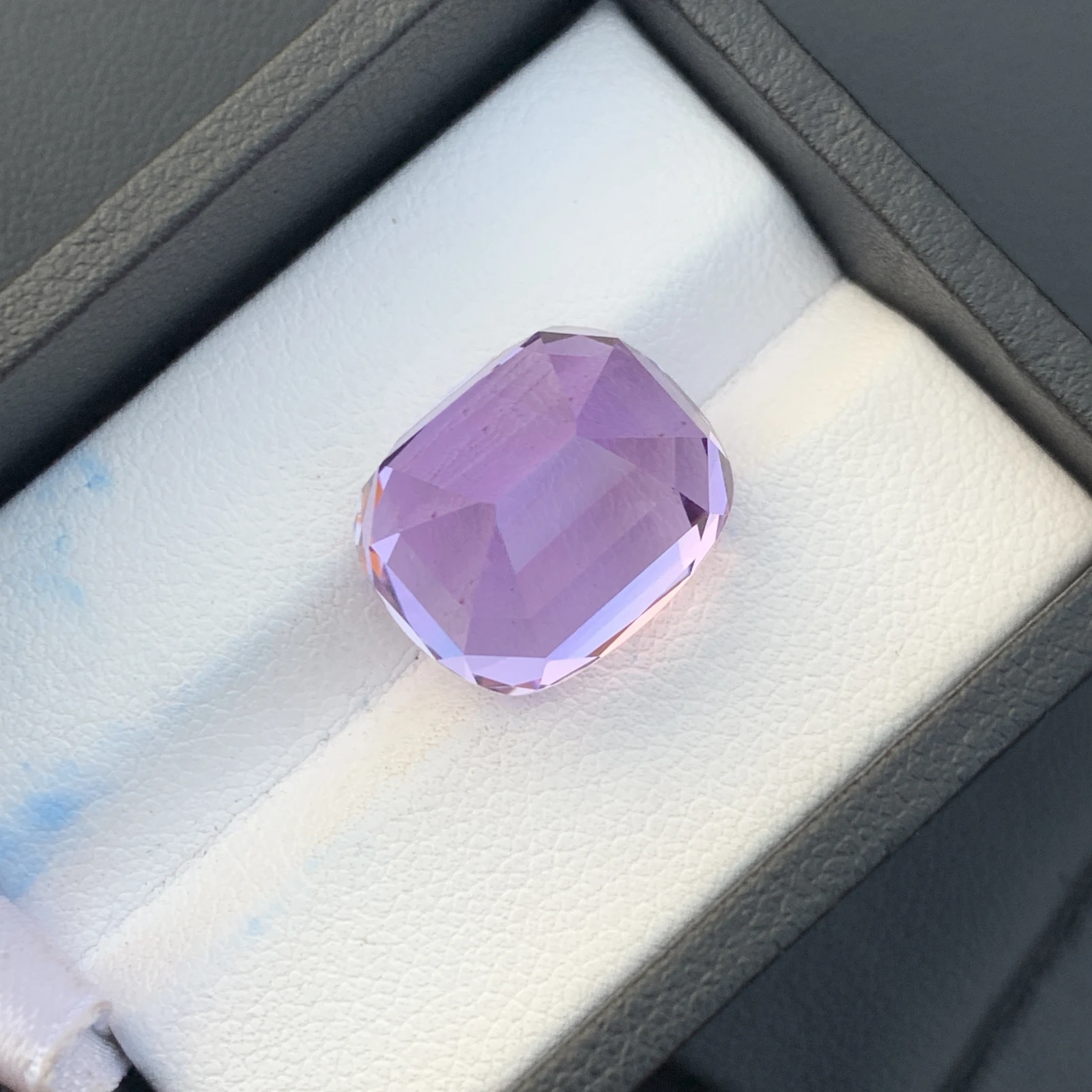 18.75ct Natural Unheated Purple Kunzite Cushion Shape Loose Gemstone from Afghanistan