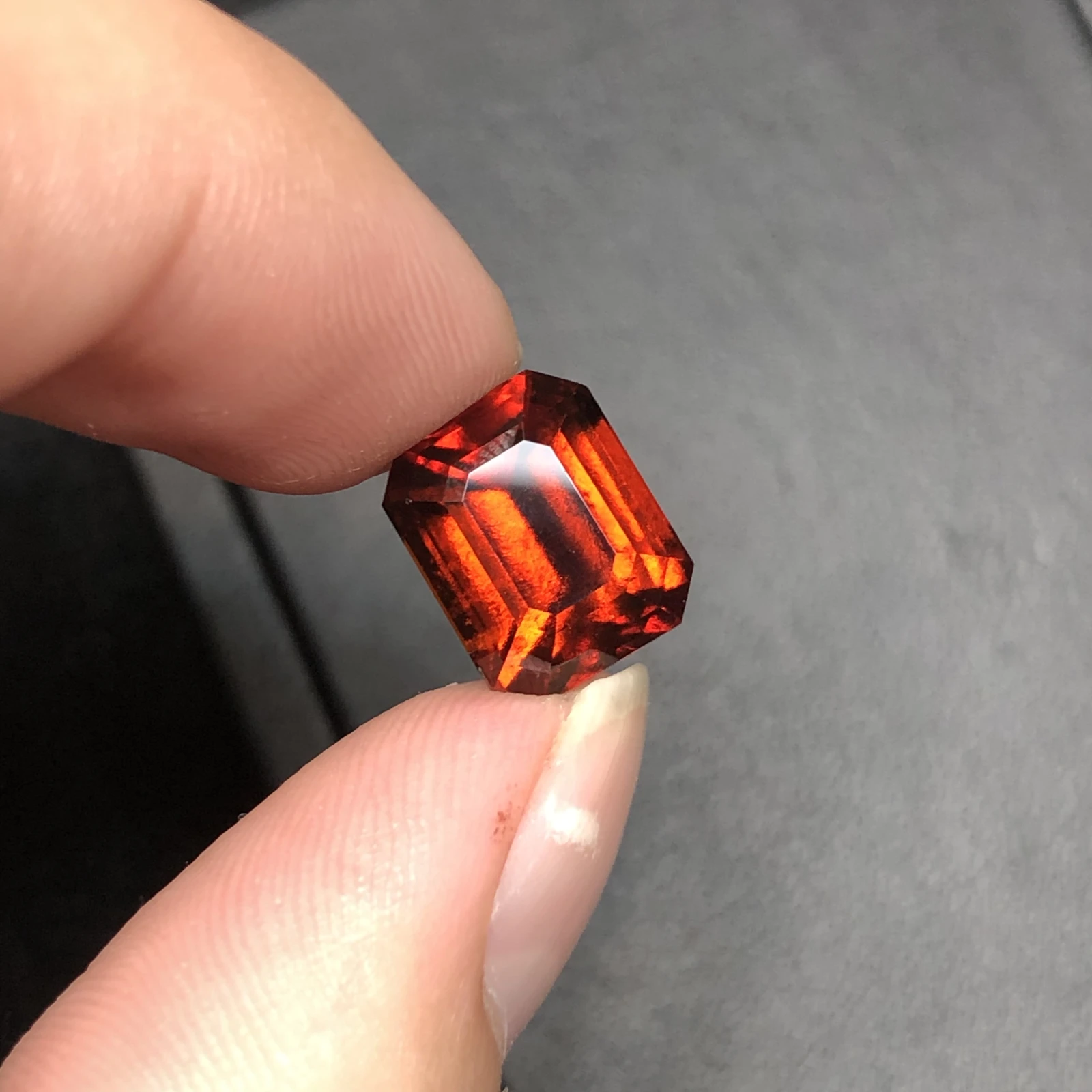 8.83 Carat Natural Spessartine Garnet Faceted Loose Gemstone