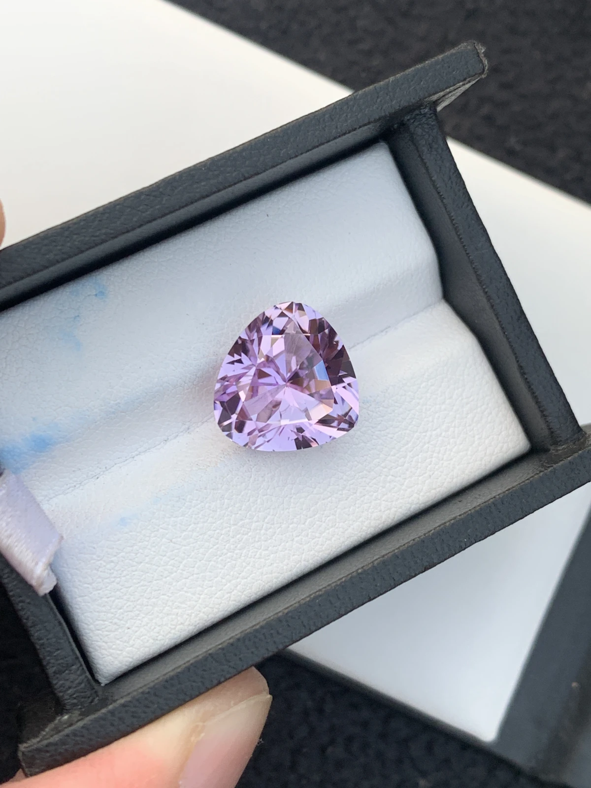 11.55ct Natural Unheated Pink Kunzite Heart Shape Loose Gemstone from Afghanistan