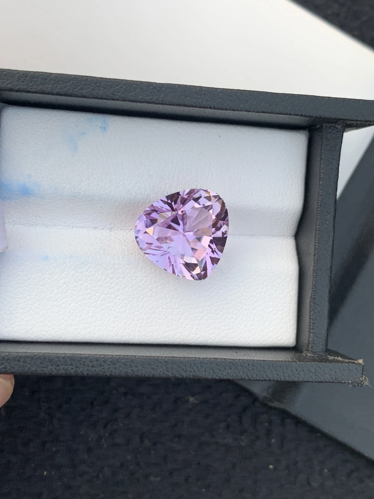 11.55ct Natural Unheated Pink Kunzite Heart Shape Loose Gemstone from Afghanistan