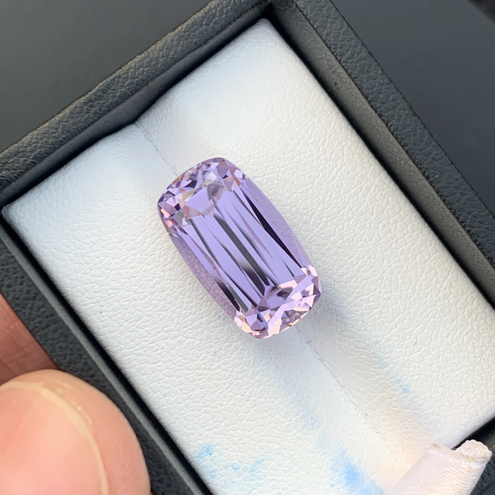 16.12 ct Natural Unheated Purple Kunzite Cushion Shape Loose Gemstone from Afghanistan