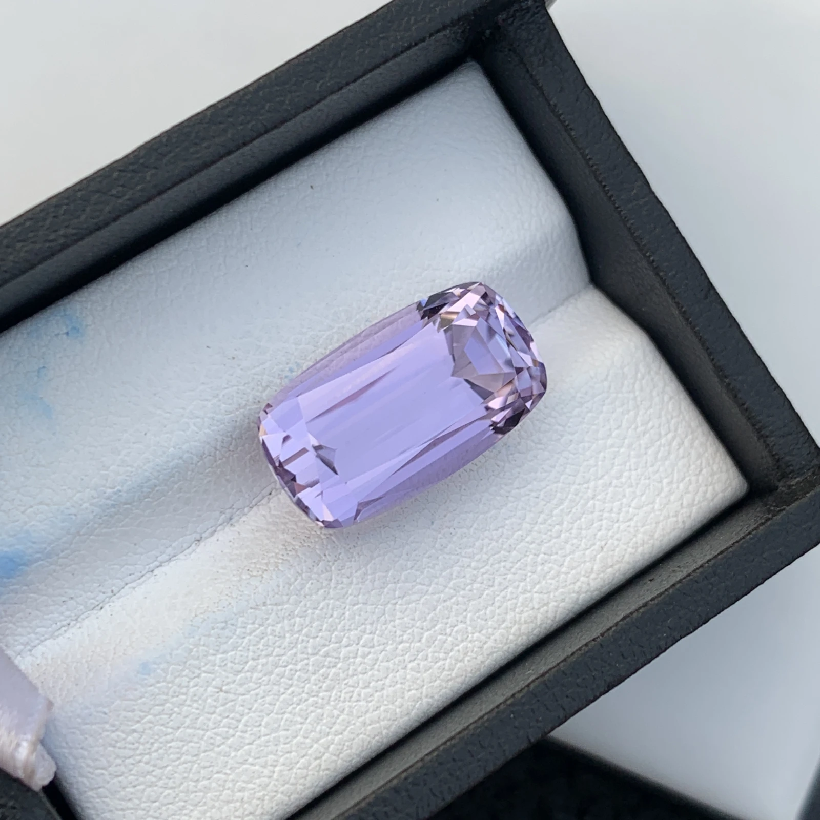 16.12 ct Natural Unheated Purple Kunzite Cushion Shape Loose Gemstone from Afghanistan