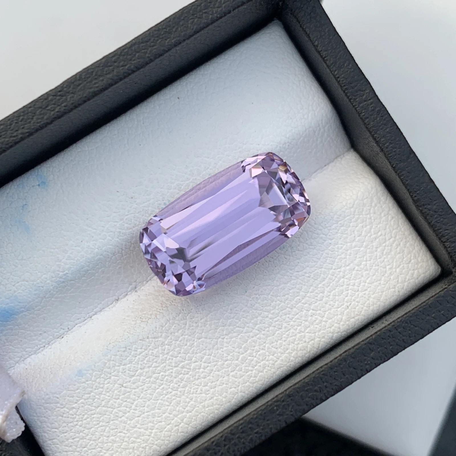 16.12 ct Natural Unheated Purple Kunzite Cushion Shape Loose Gemstone from Afghanistan