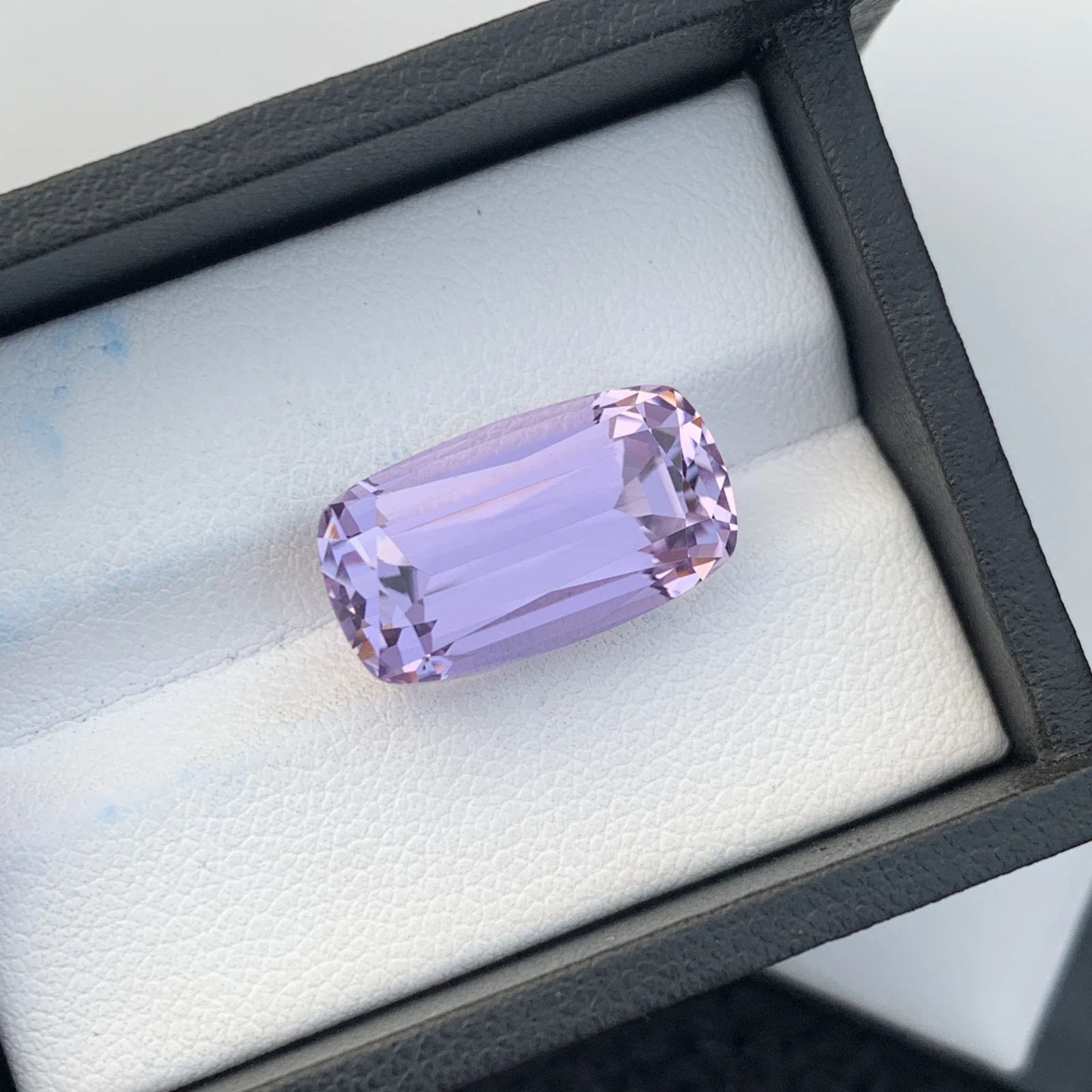 16.12 ct Natural Unheated Purple Kunzite Cushion Shape Loose Gemstone from Afghanistan