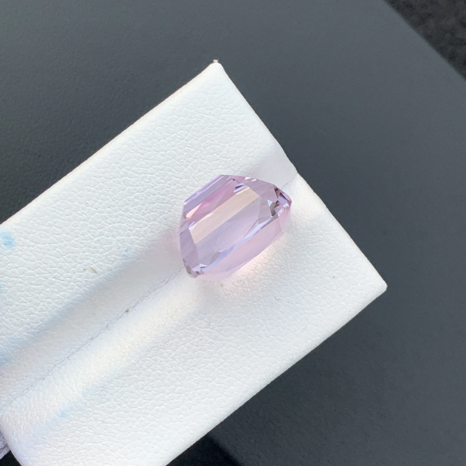 14.28 Ct Natural Unheated Pink Kunzite Cushion Shape Loose Gemstone from Afghanistan