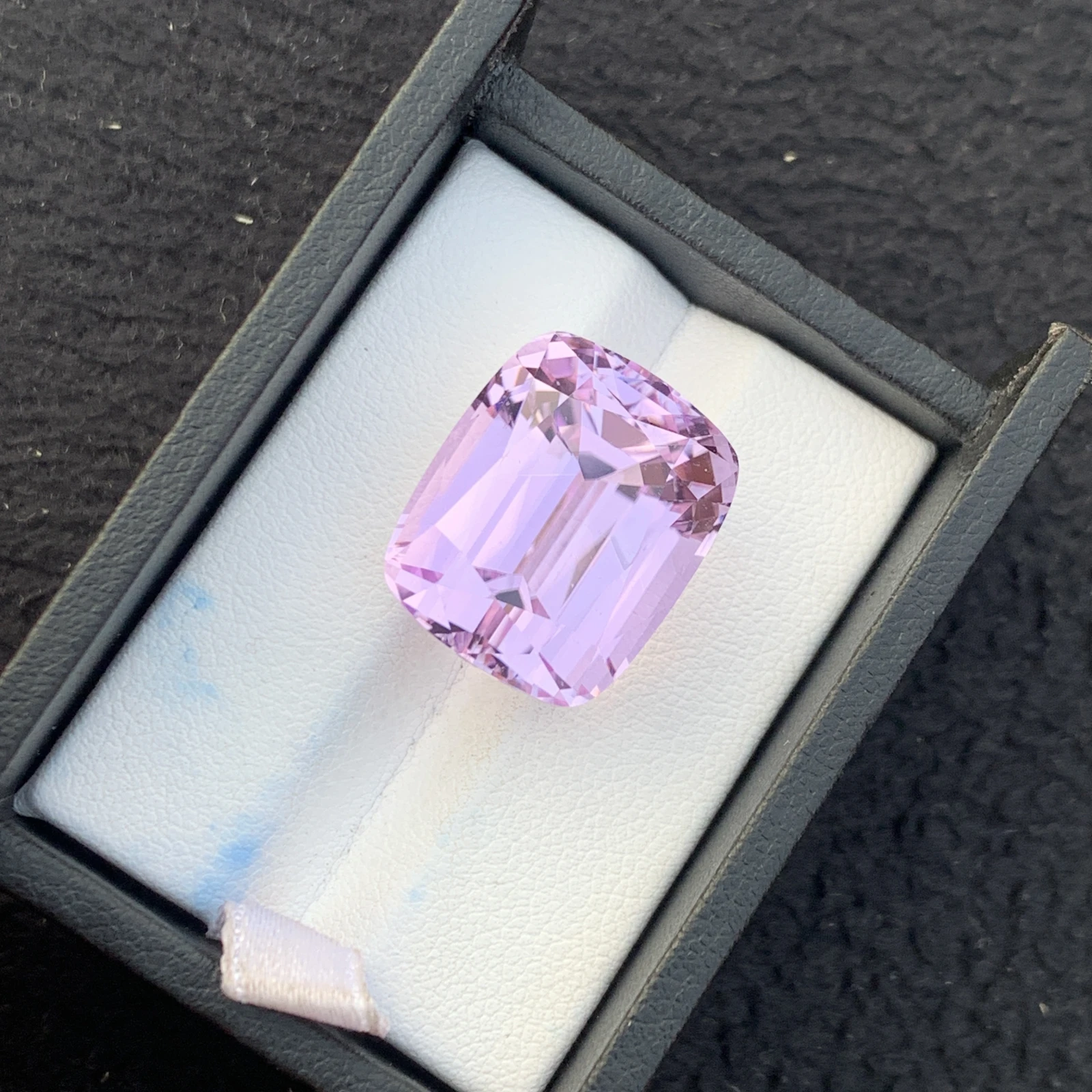 35.54 ct Natural Pink Kunzite Cushion Shape Loose Gemstone from Afghanistan