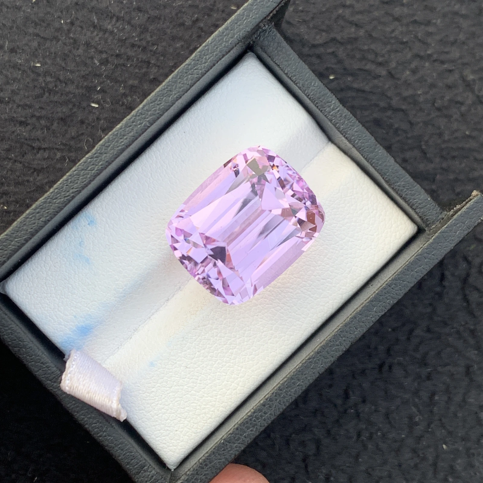 35.54 ct Natural Pink Kunzite Cushion Shape Loose Gemstone from Afghanistan