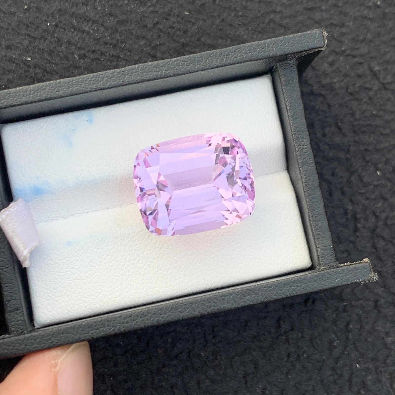 35.54 ct Natural Pink Kunzite Cushion Shape Loose Gemstone from Afghanistan