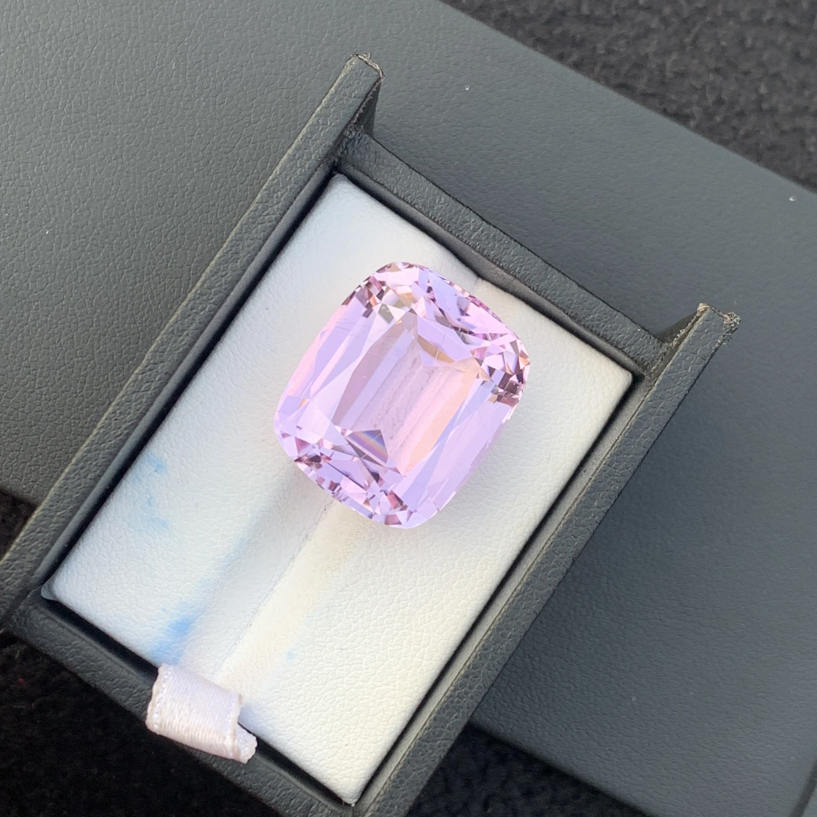 41.85 ct Natural Pink Kunzitw Cushion Shape Loose Gemstone from Afghanistan