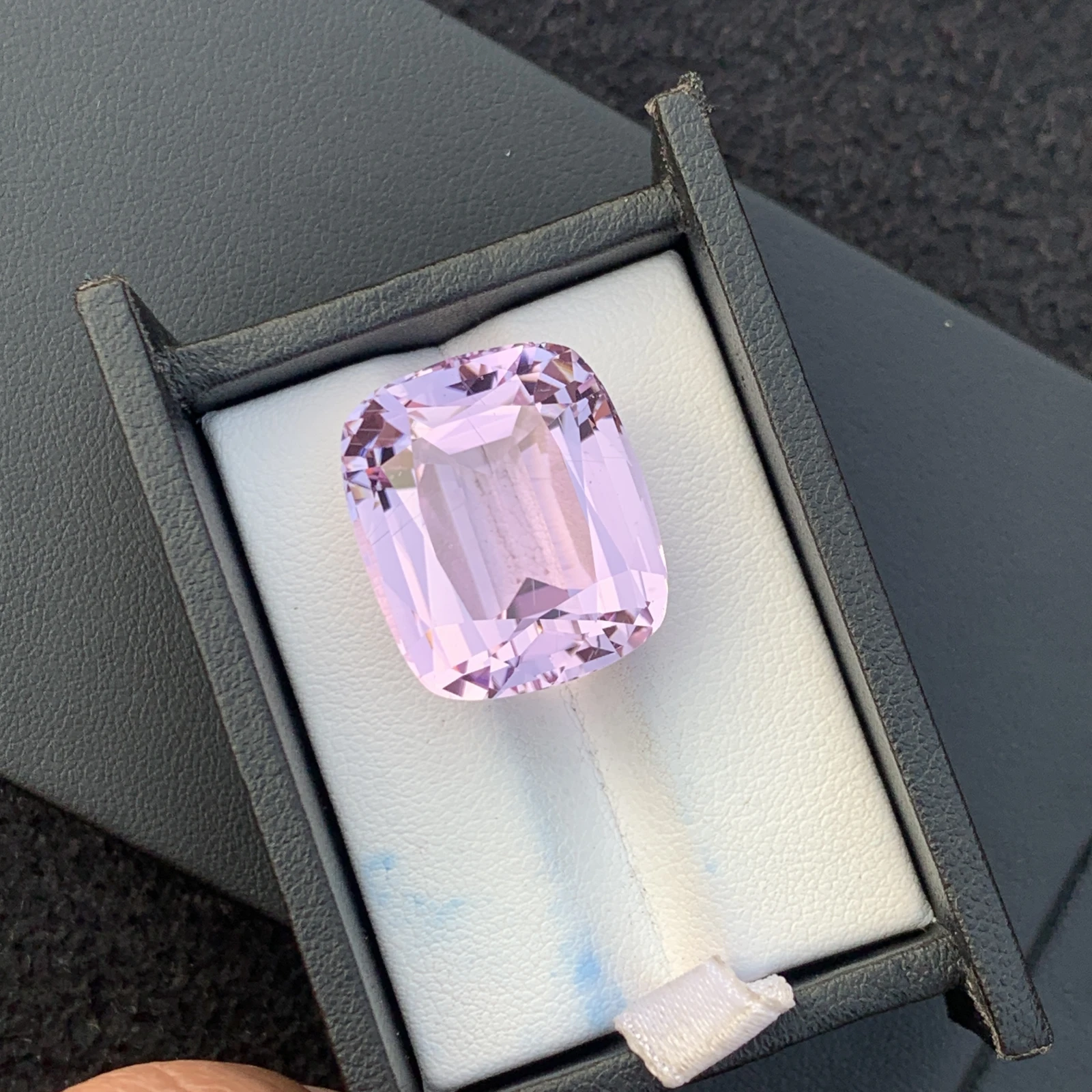 41.85 ct Natural Pink Kunzitw Cushion Shape Loose Gemstone from Afghanistan