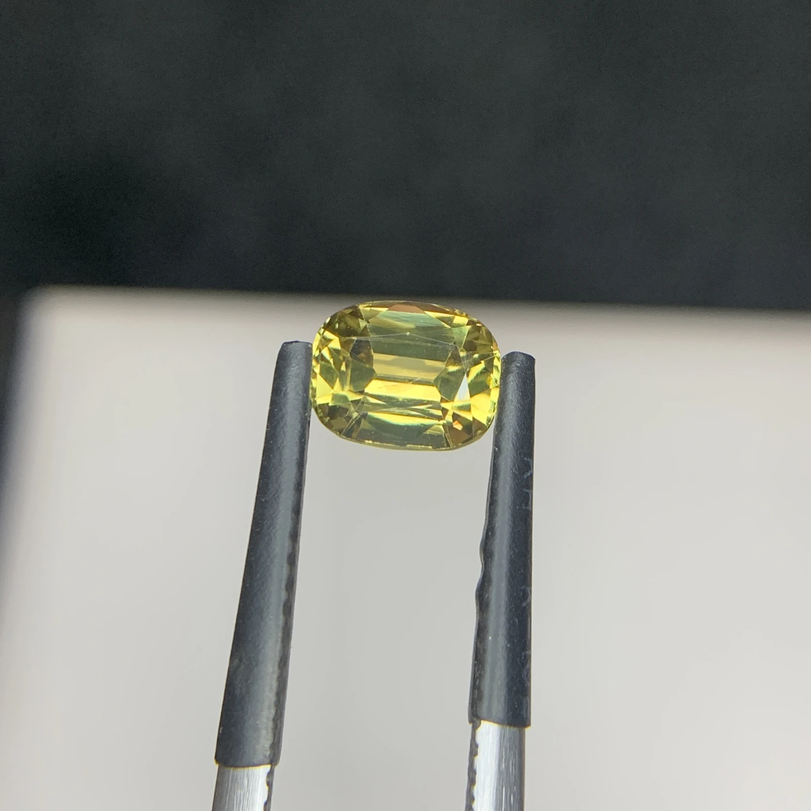 1.35 ct Natural Brownish Yellow Chrysoberyl Cushion Shape Loose Gemstone from Sri Lanka