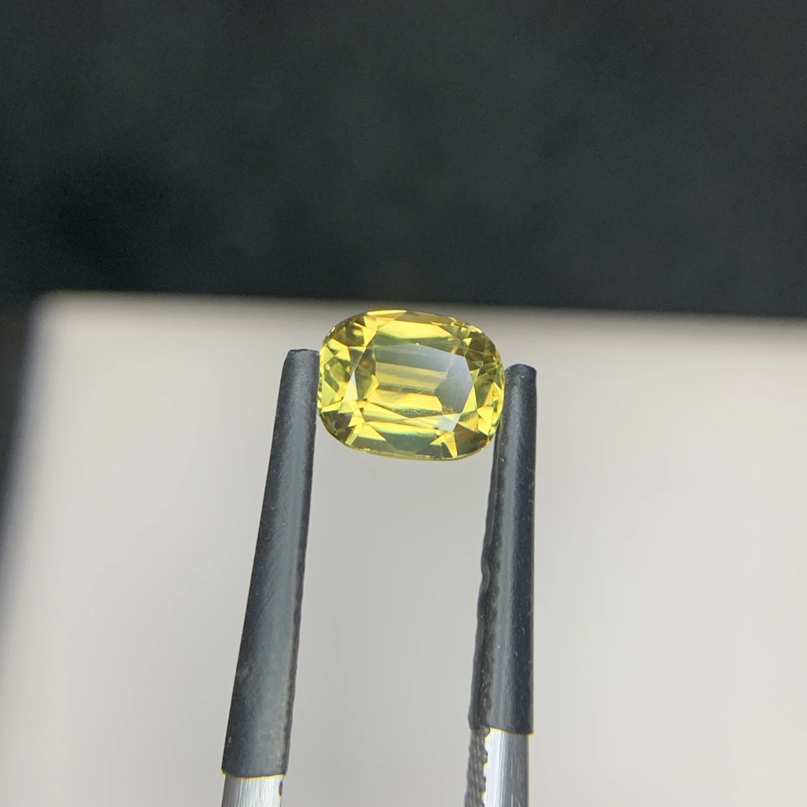 1.35 ct Natural Brownish Yellow Chrysoberyl Cushion Shape Loose Gemstone from Sri Lanka