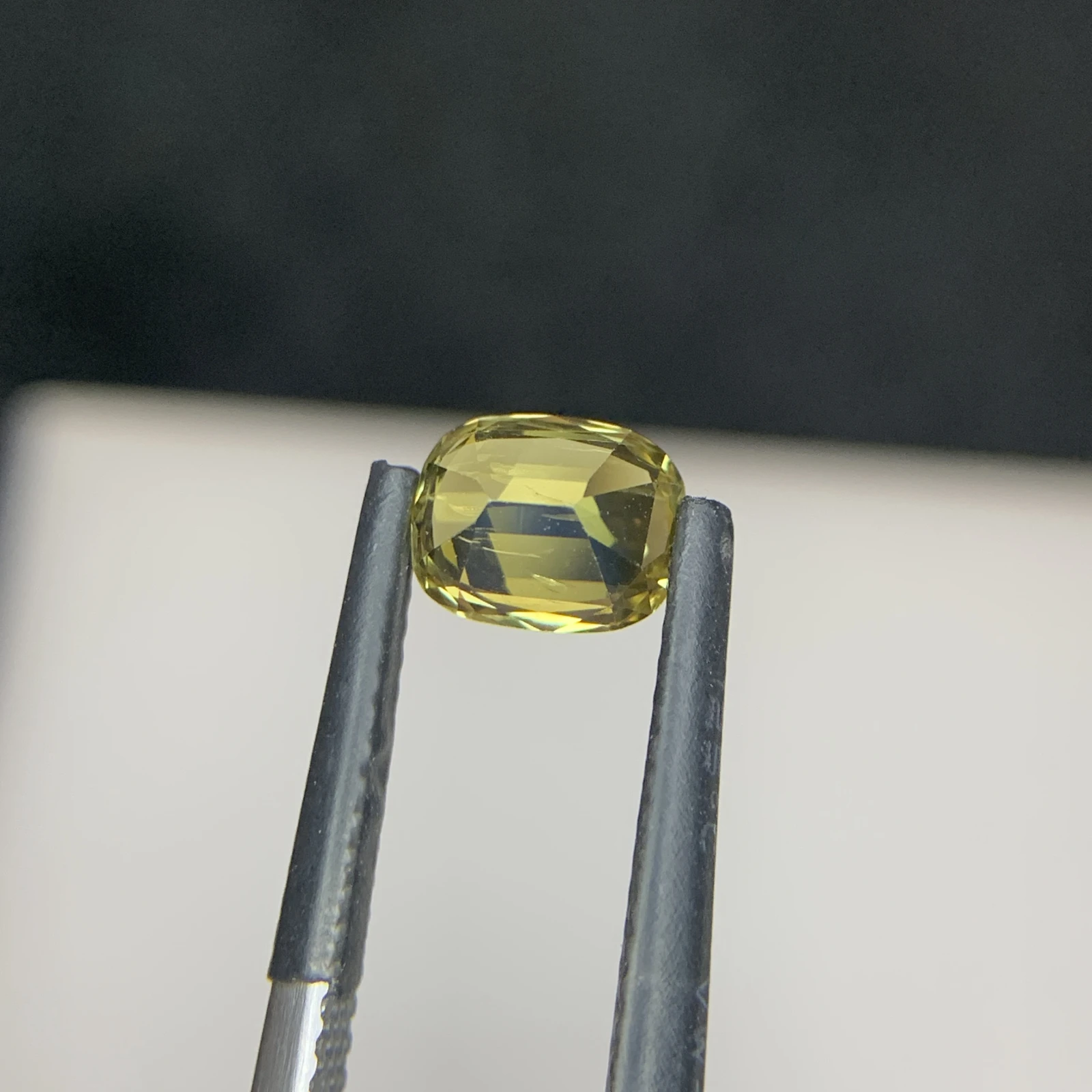 1.35 ct Natural Brownish Yellow Chrysoberyl Cushion Shape Loose Gemstone from Sri Lanka