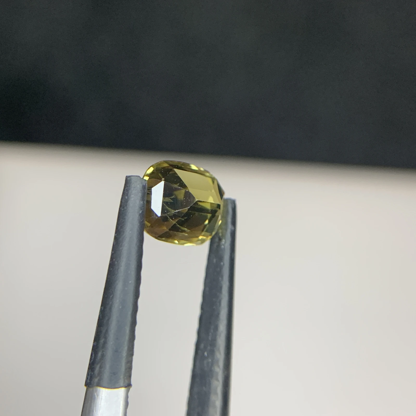 1.35 ct Natural Brownish Yellow Chrysoberyl Cushion Shape Loose Gemstone from Sri Lanka