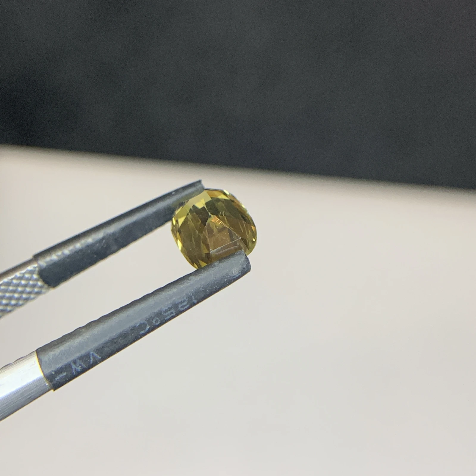 1.35 ct Natural Brownish Yellow Chrysoberyl Cushion Shape Loose Gemstone from Sri Lanka