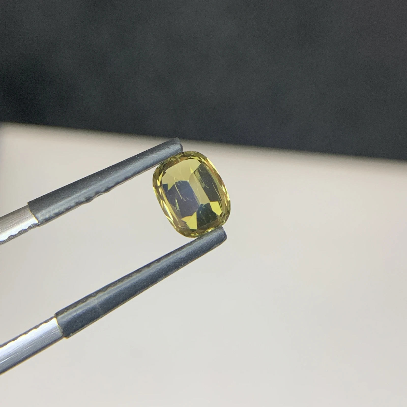 1.35 ct Natural Brownish Yellow Chrysoberyl Cushion Shape Loose Gemstone from Sri Lanka