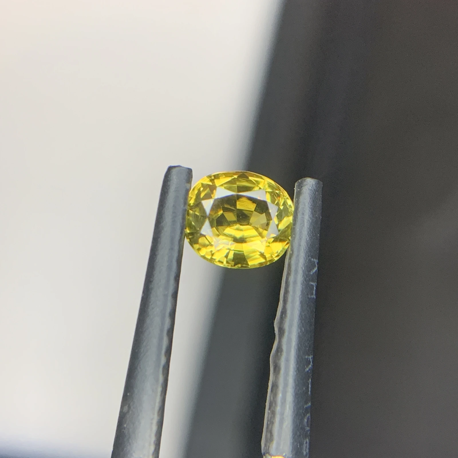 IGI Certified 0.72ct Natural Brownish Yellow Chrysoberyl Oval Shape Loose Gemstone