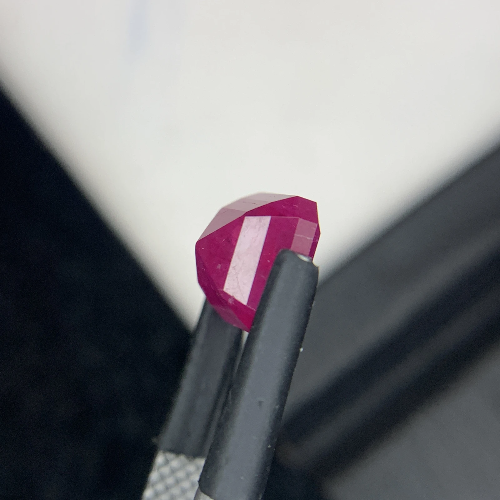 Natural Ruby 3.01 Carat Square Emerald Cut IGI Certified Loose Gemstone For Jewelry