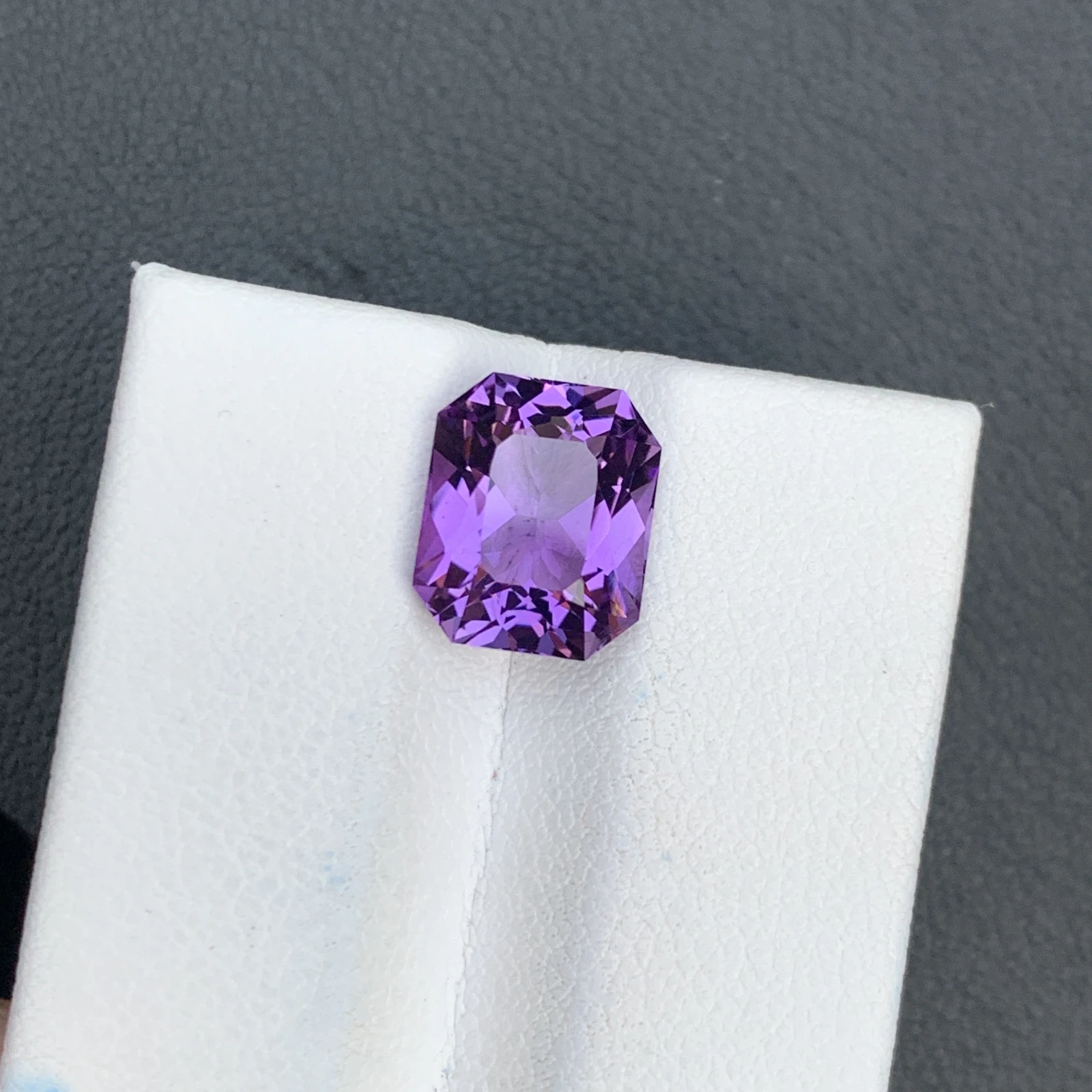 3.78 ct Natural Purple Amethyst Octagon Shape Loose Gemstone
