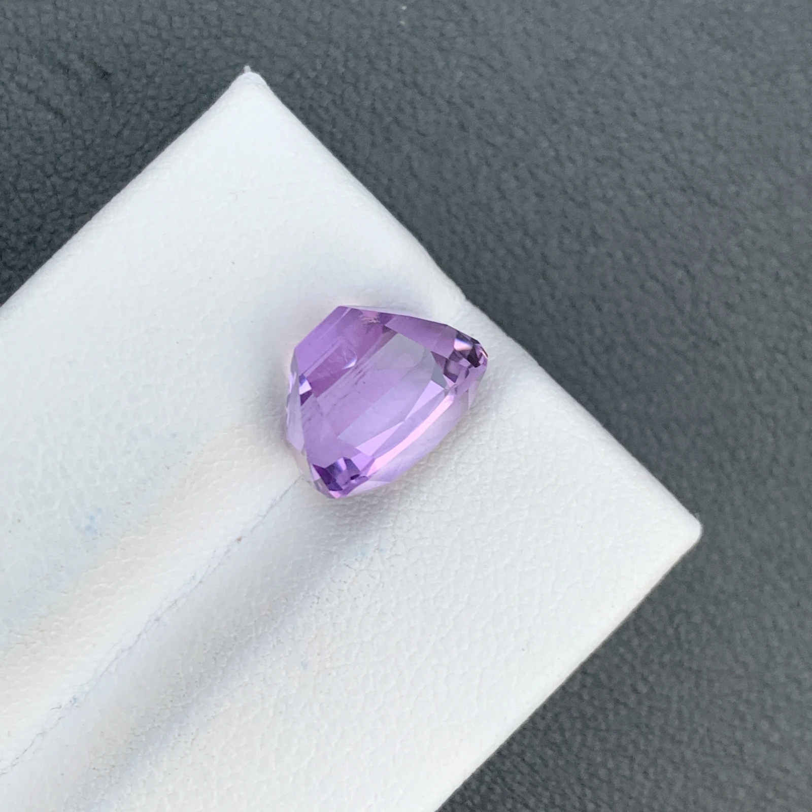 5.64 ct Natural Purple Amethyst Cushion Shape Loose Gemstone
