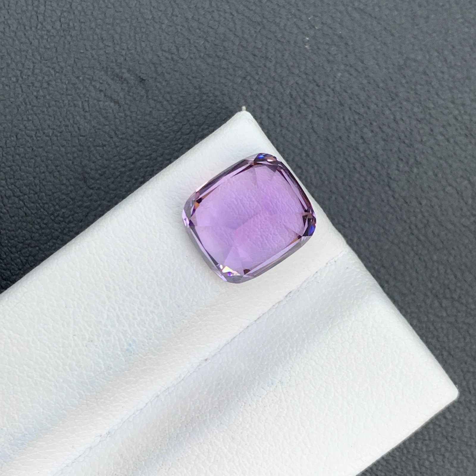 5.64 ct Natural Purple Amethyst Cushion Shape Loose Gemstone