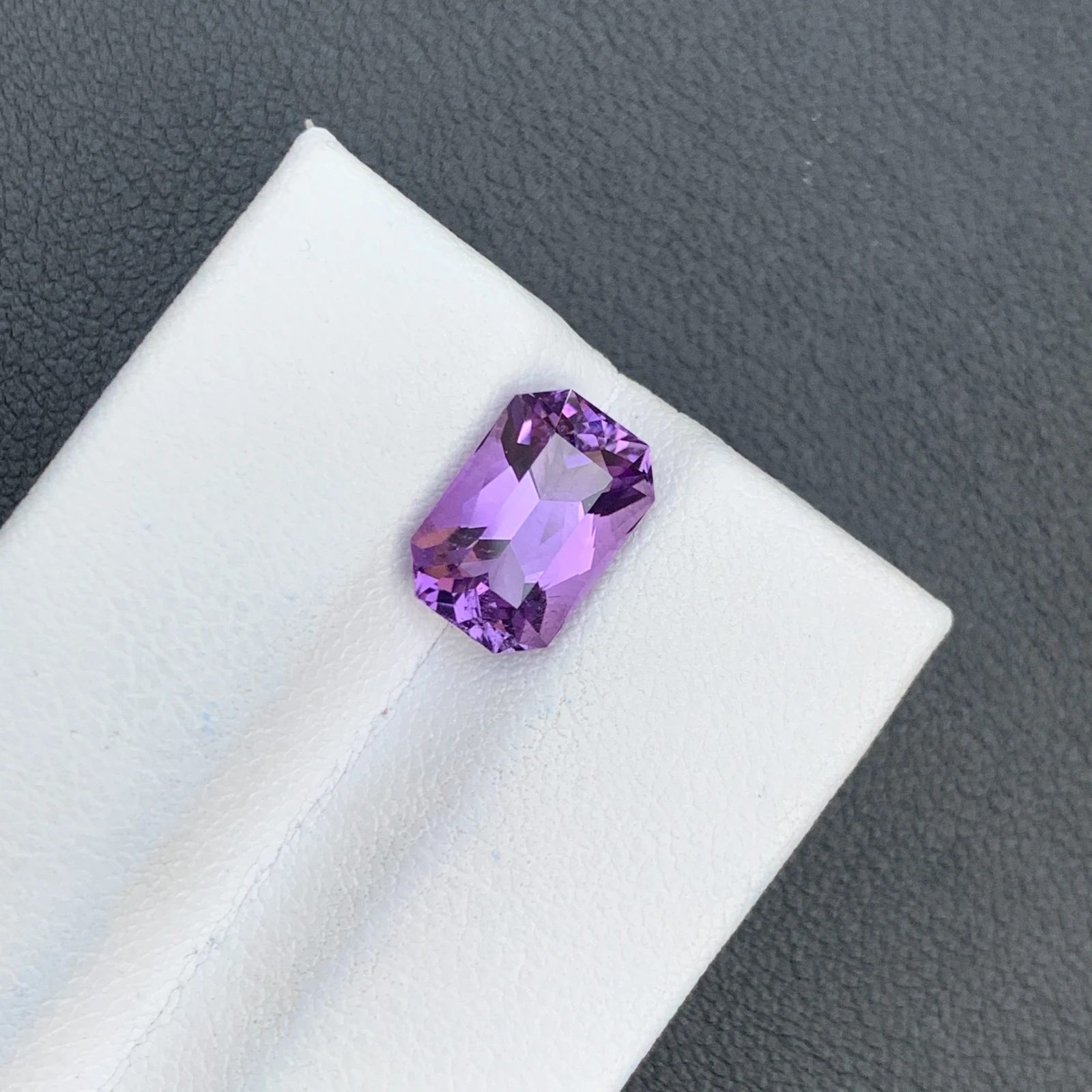 2.87ct Natural Purple Amethyst Octagon Shape Loose Gemstone
