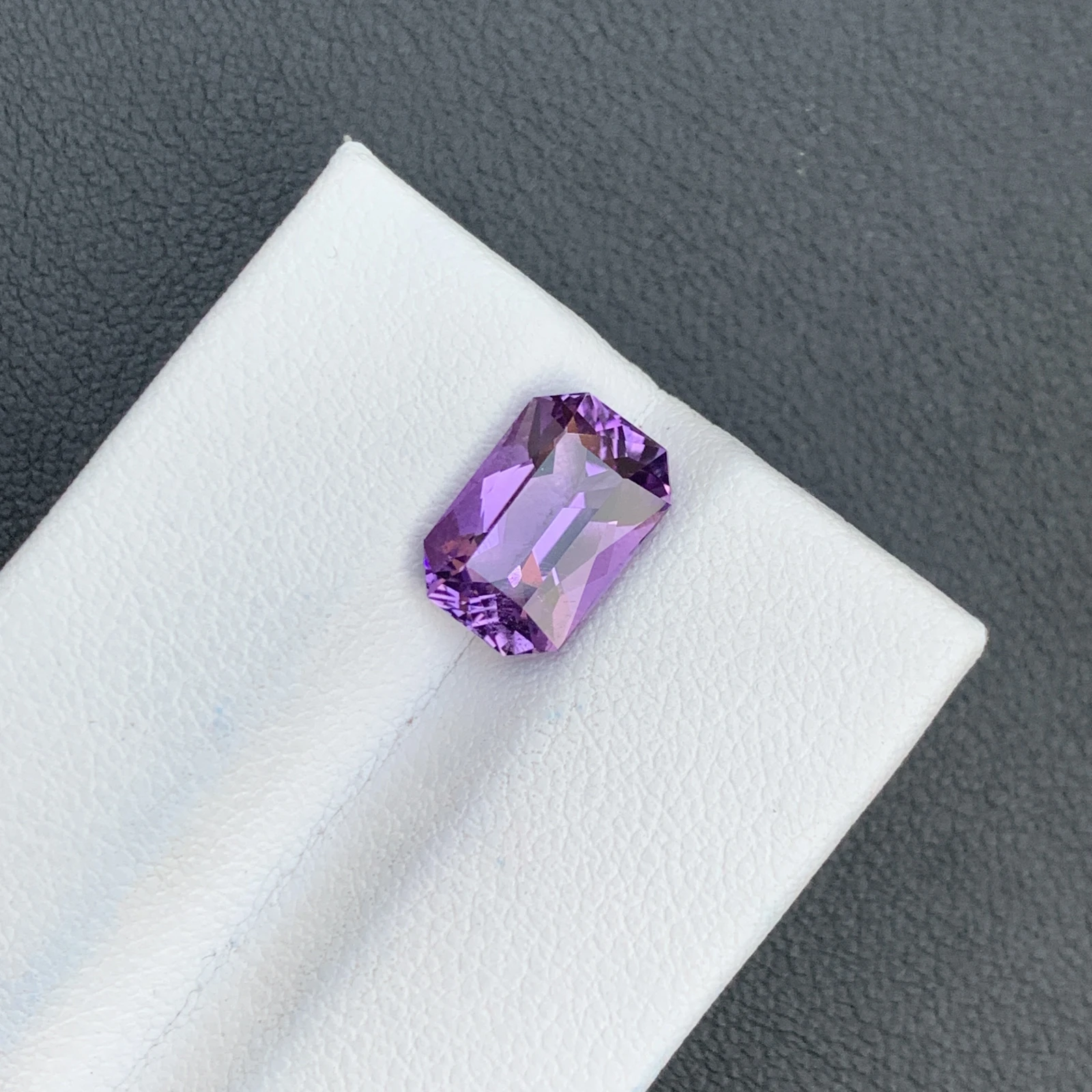 2.87ct Natural Purple Amethyst Octagon Shape Loose Gemstone
