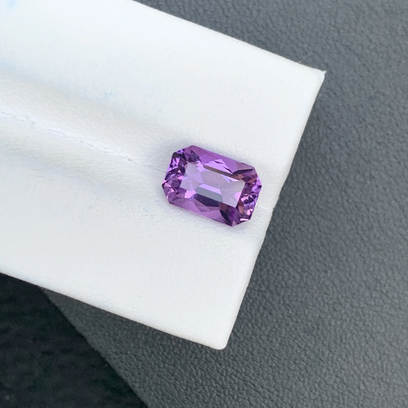 2.87ct Natural Purple Amethyst Octagon Shape Loose Gemstone