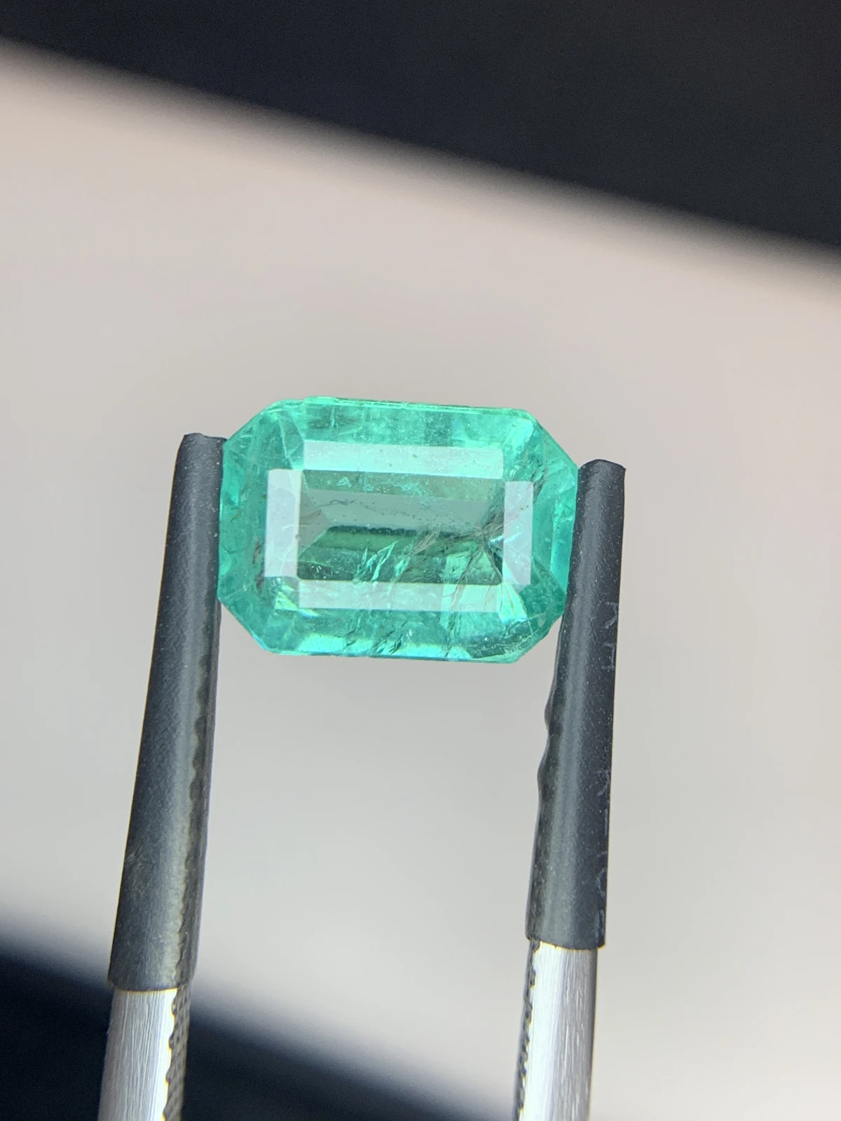 ICA GemLab Certified 2.33 Carat Natural Green Emerald Octagonal Shape Loose Gemstone from Zambia