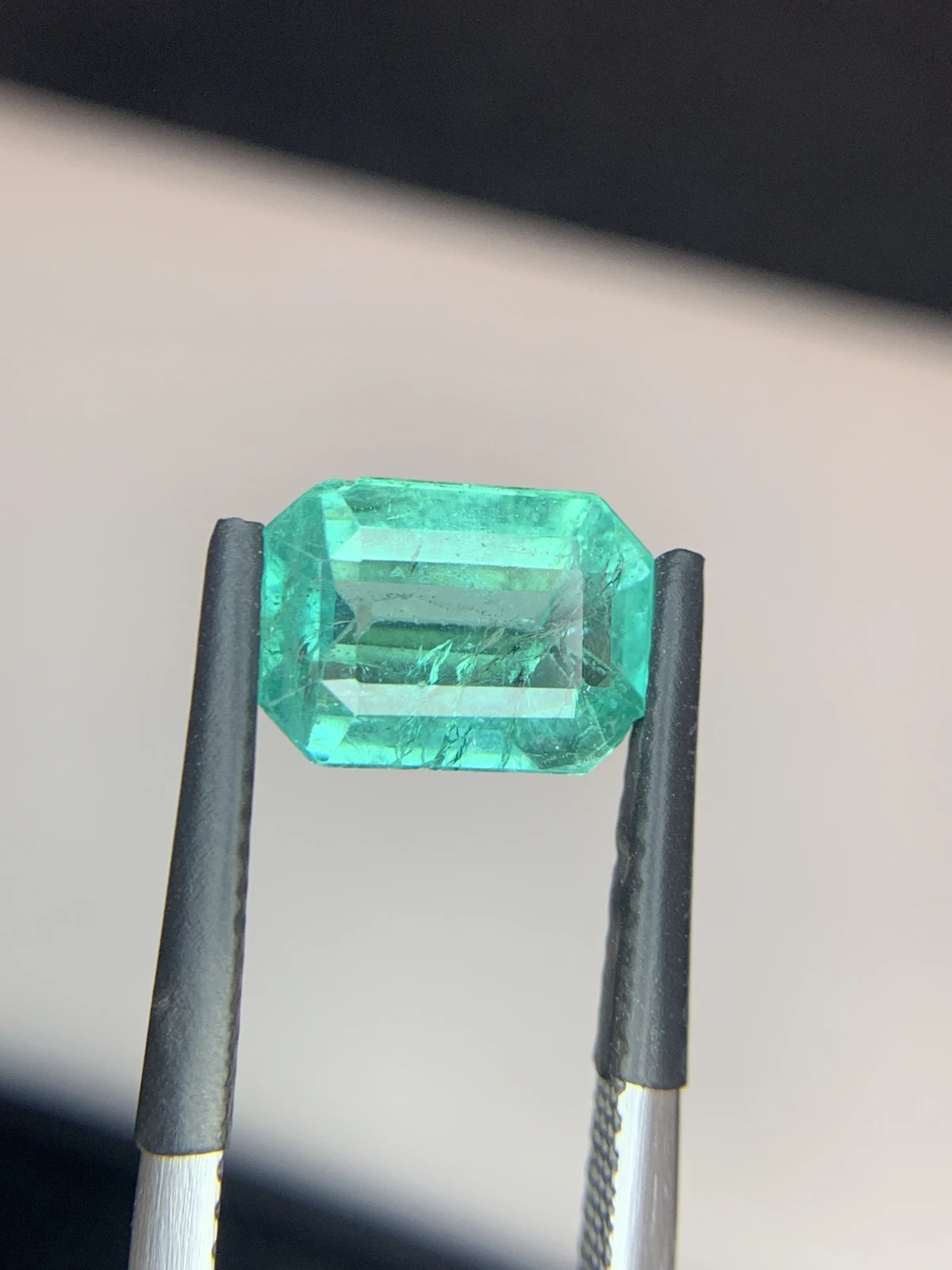 ICA GemLab Certified 2.33 Carat Natural Green Emerald Octagonal Shape Loose Gemstone from Zambia