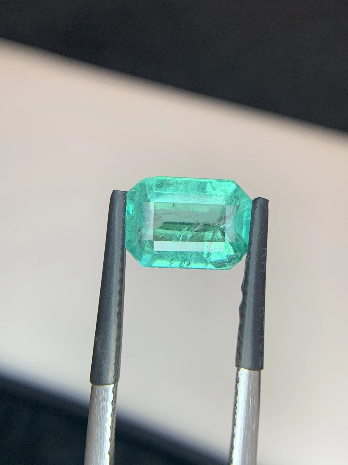 ICA GemLab Certified 2.33 Carat Natural Green Emerald Octagonal Shape Loose Gemstone from Zambia