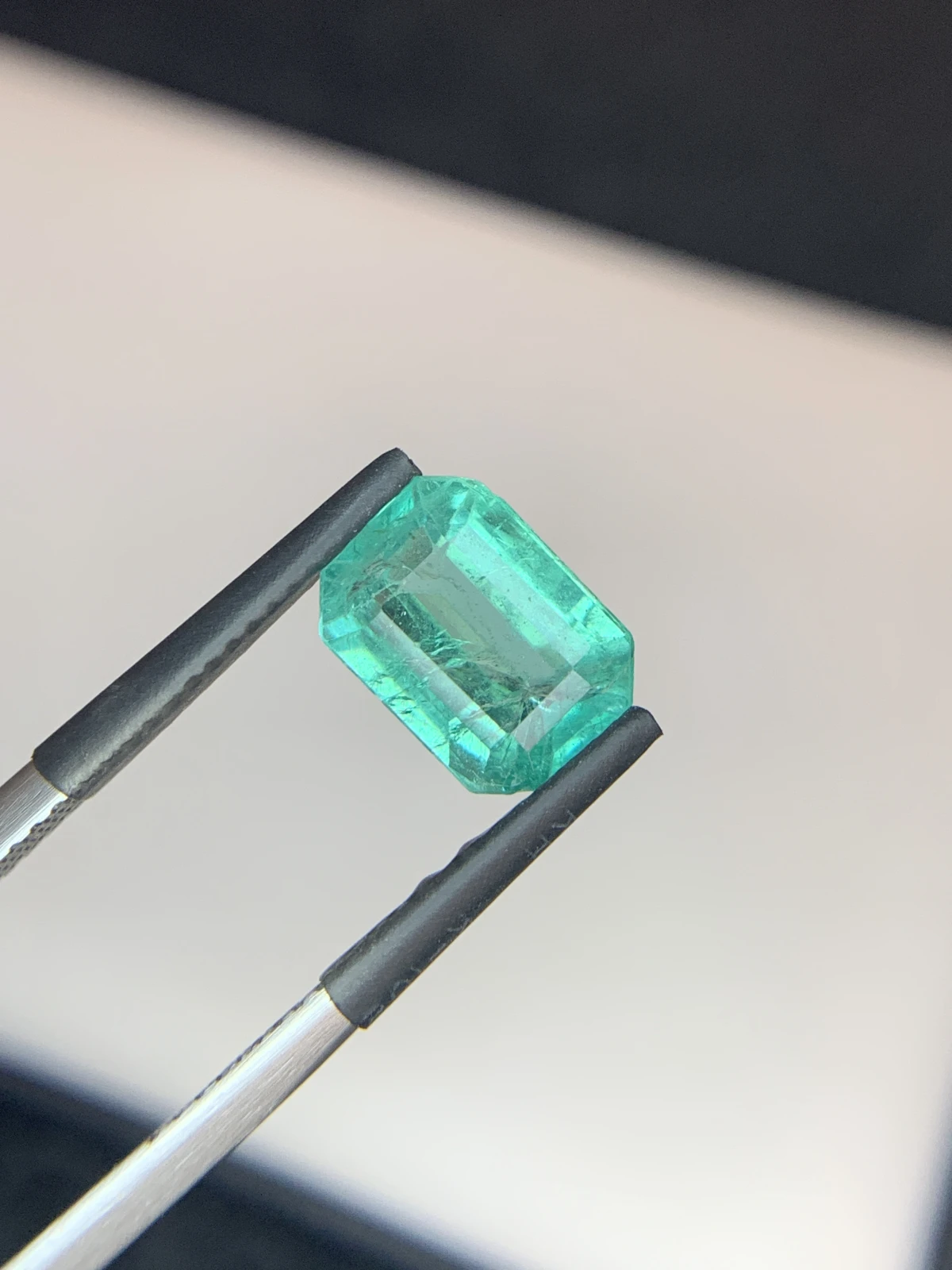 ICA GemLab Certified 2.33 Carat Natural Green Emerald Octagonal Shape Loose Gemstone from Zambia