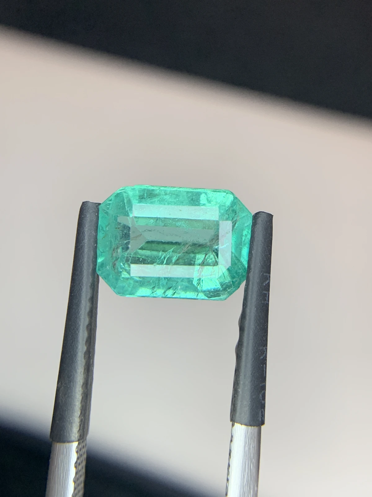 ICA GemLab Certified 2.33 Carat Natural Green Emerald Octagonal Shape Loose Gemstone from Zambia