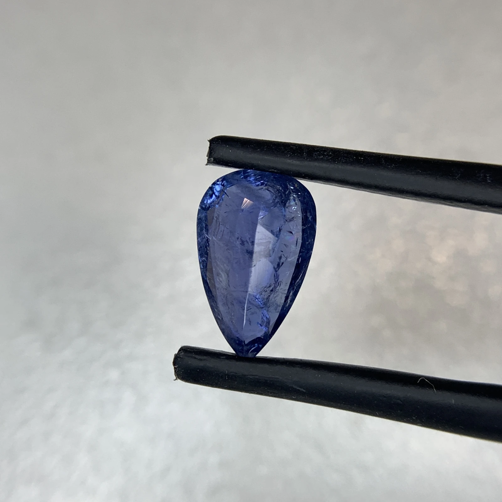 GIA Certified 1.75 Carat Natural Kashmir Blue Sapphire Pear Shape Loose Gemstone from Pakistan