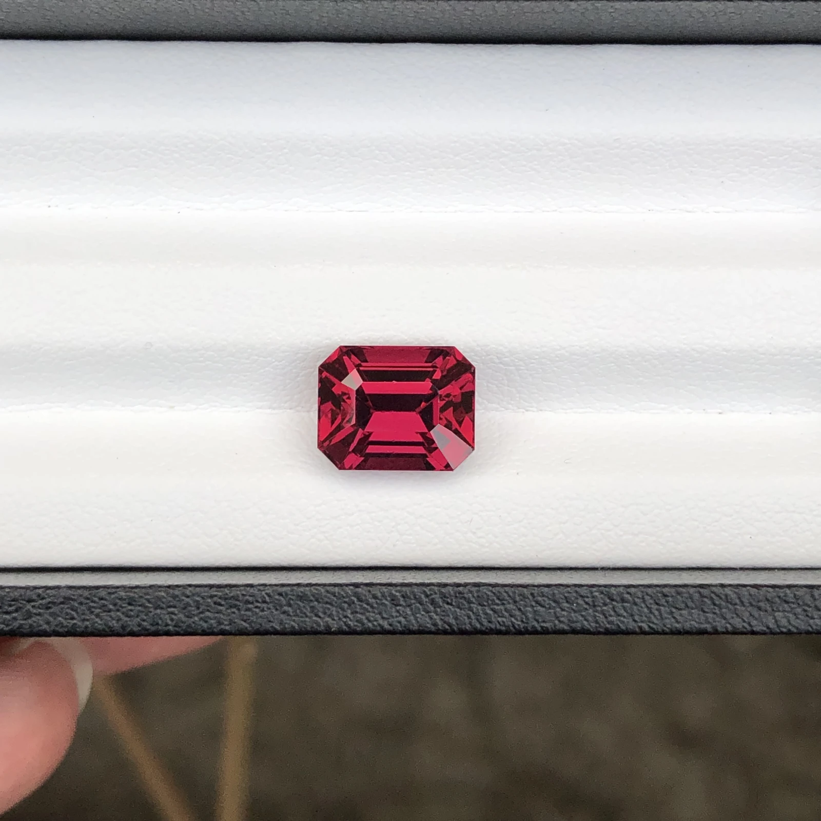 5.40 ct Natural Rhodolite Garnet Octagon Shape Loose Gemstone