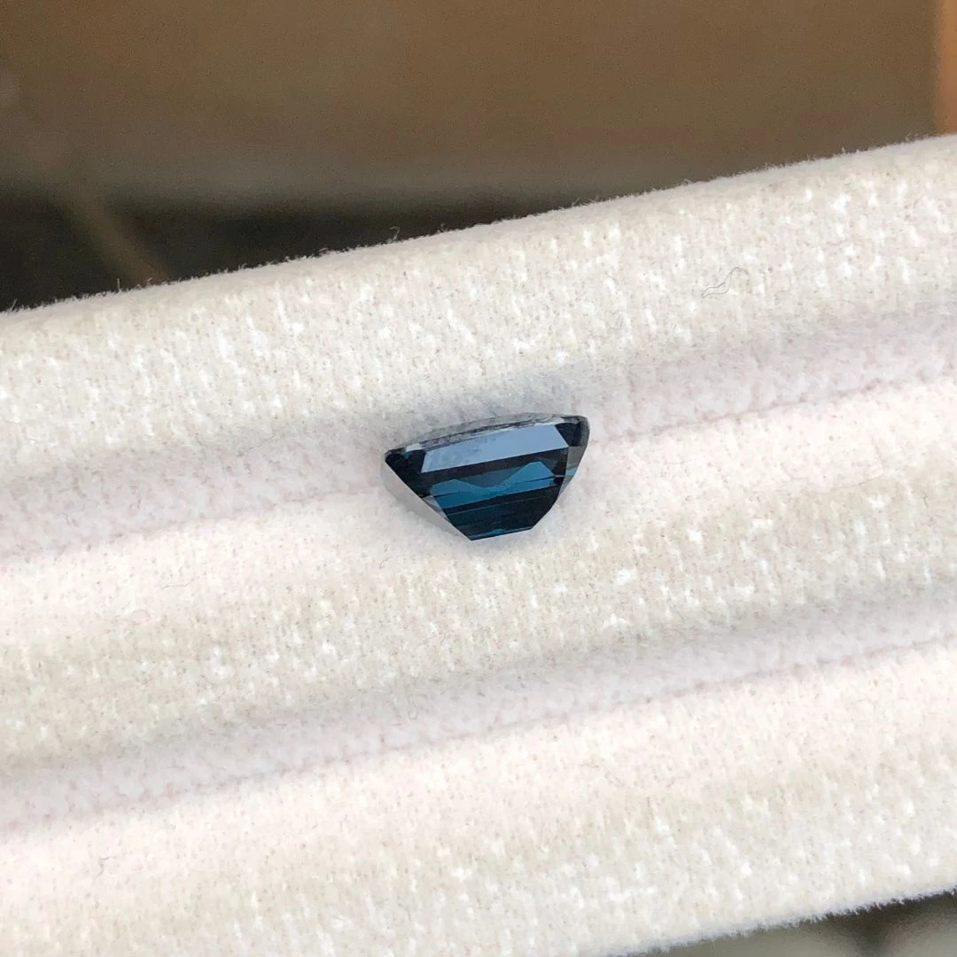 3.12 ct Natural Blue Spinel Cushion Shape Loose Gemstone from Tanzania
