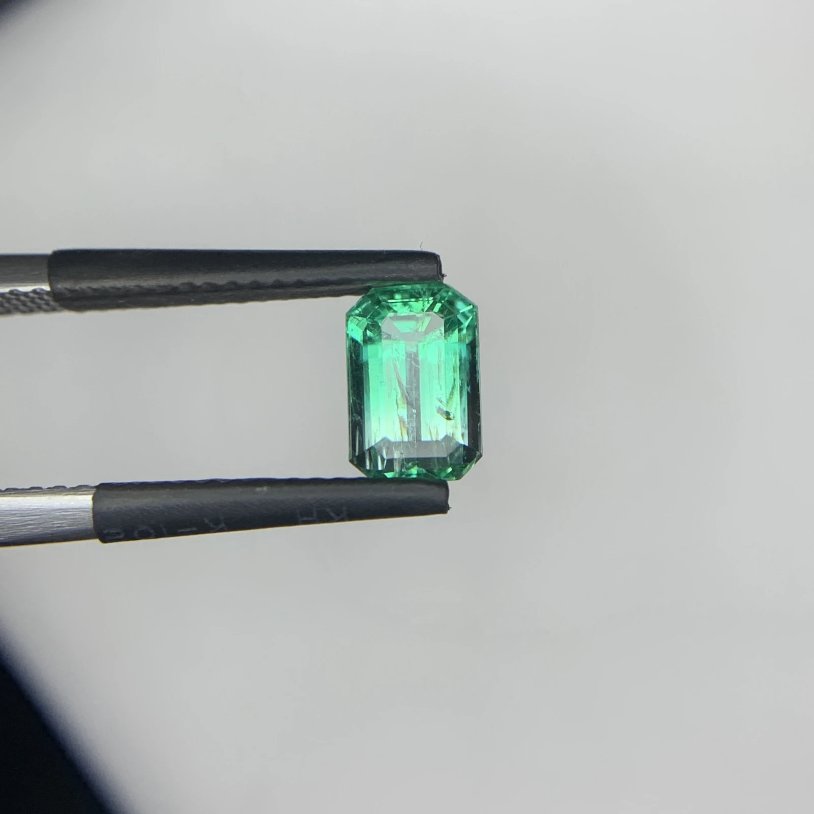 Natural Green Emerald 1.29 Carat Emerald Shape Faceted Loose Gemstone