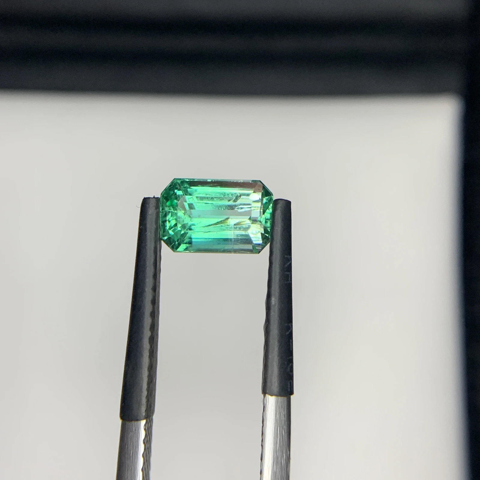 Natural Green Emerald 1.29 Carat Emerald Shape Faceted Loose Gemstone