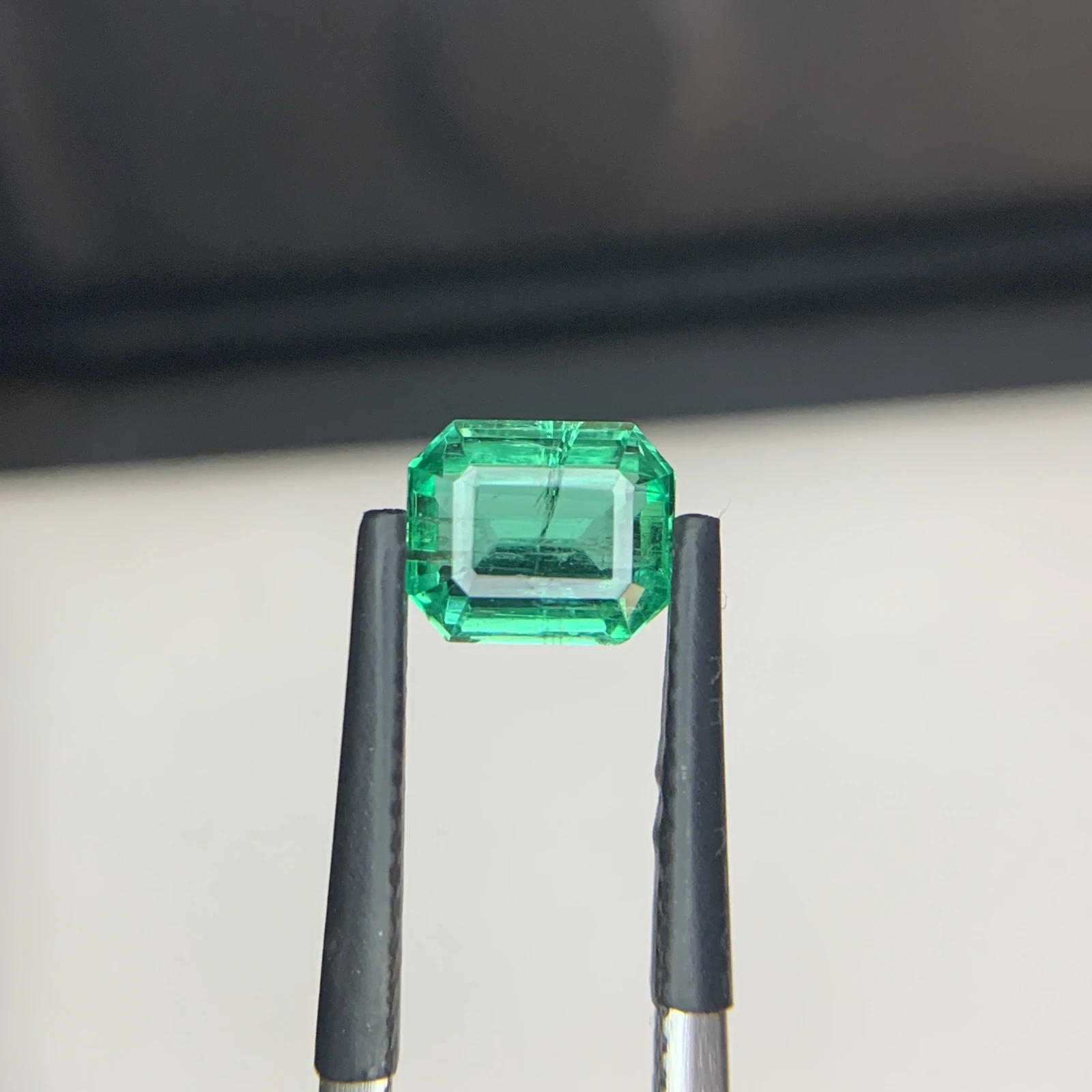 IGI Certified 1.78 ct Natural Panjshir Emerald Octagon Shape Loose Gemstone from Afghanistan
