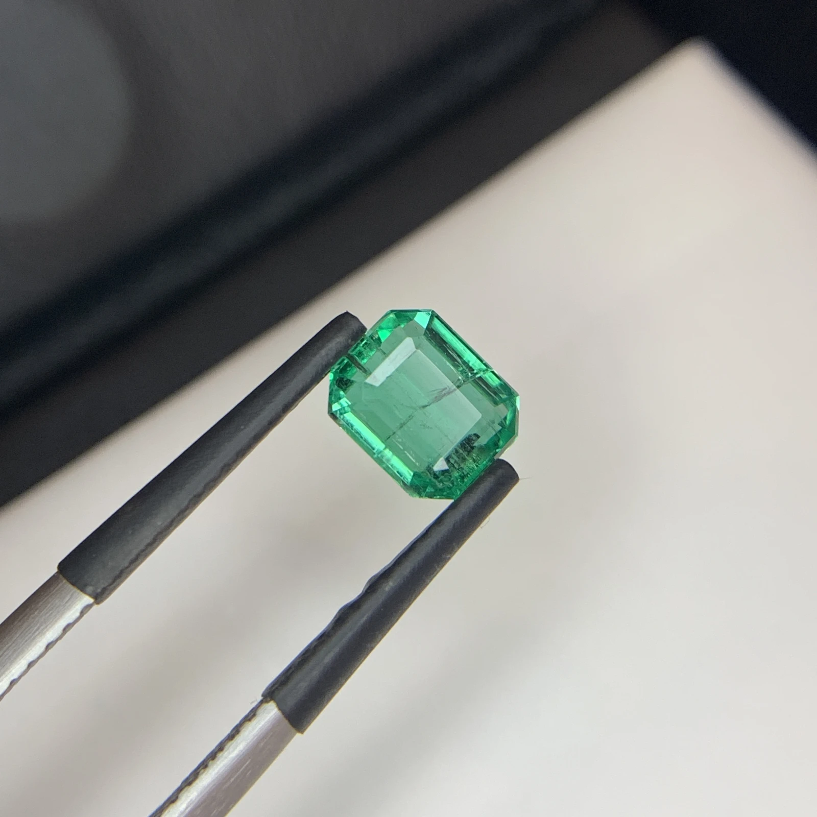 IGI Certified 1.78 ct Natural Panjshir Emerald Octagon Shape Loose Gemstone from Afghanistan