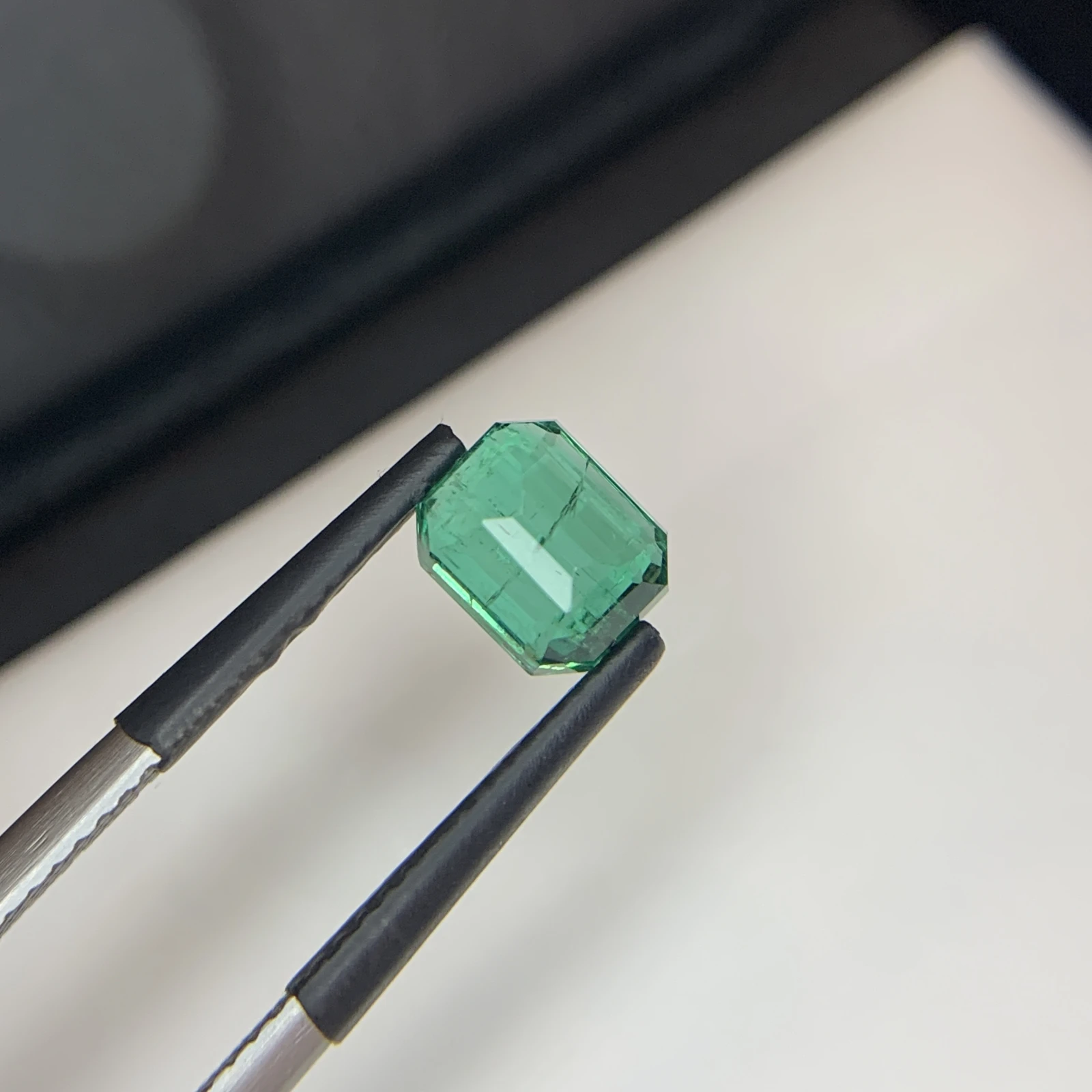 IGI Certified 1.78 ct Natural Panjshir Emerald Octagon Shape Loose Gemstone from Afghanistan