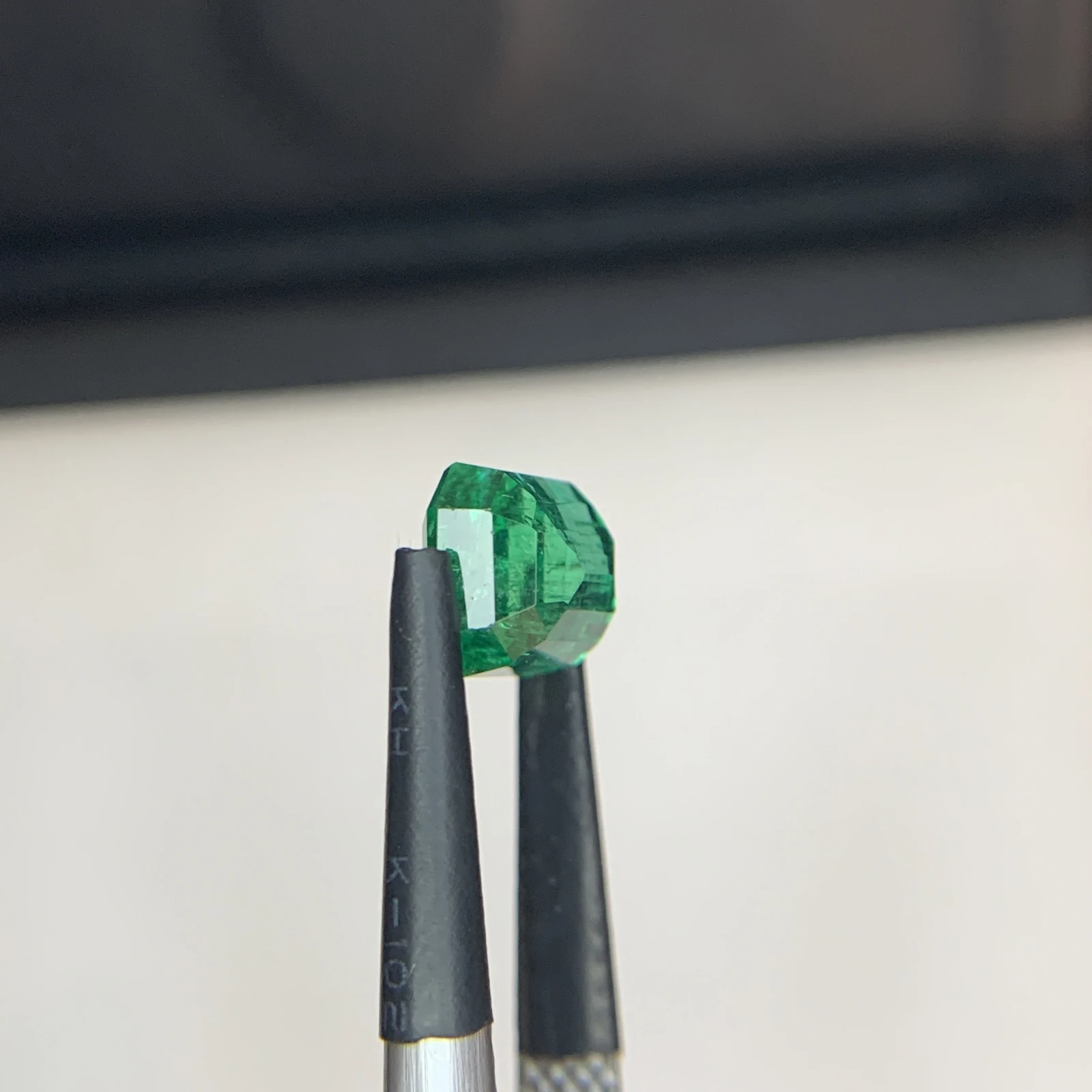 IGI Certified 1.78 ct Natural Panjshir Emerald Octagon Shape Loose Gemstone from Afghanistan