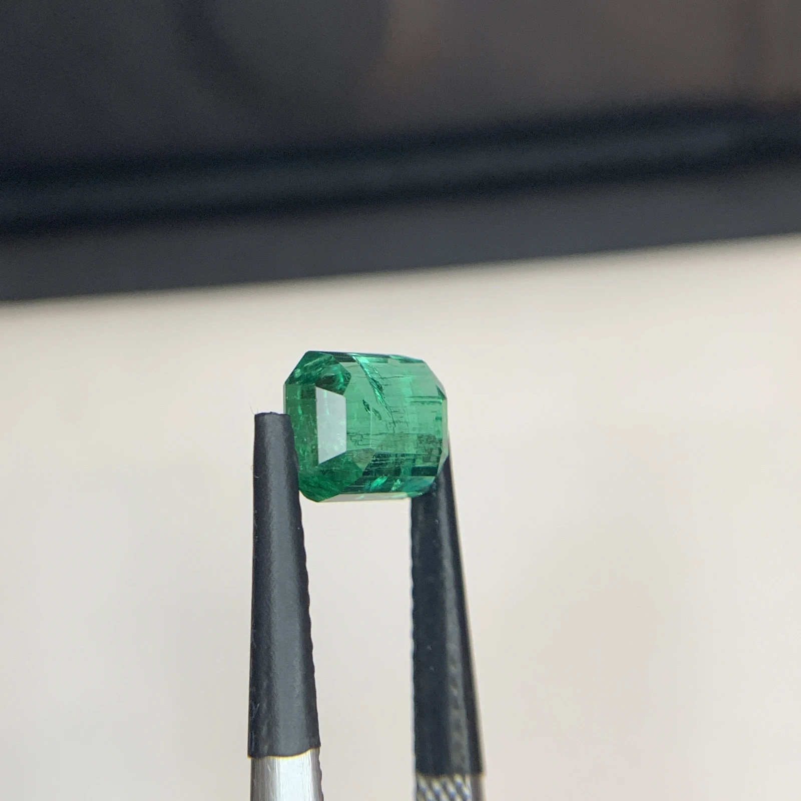 IGI Certified 1.78 ct Natural Panjshir Emerald Octagon Shape Loose Gemstone from Afghanistan