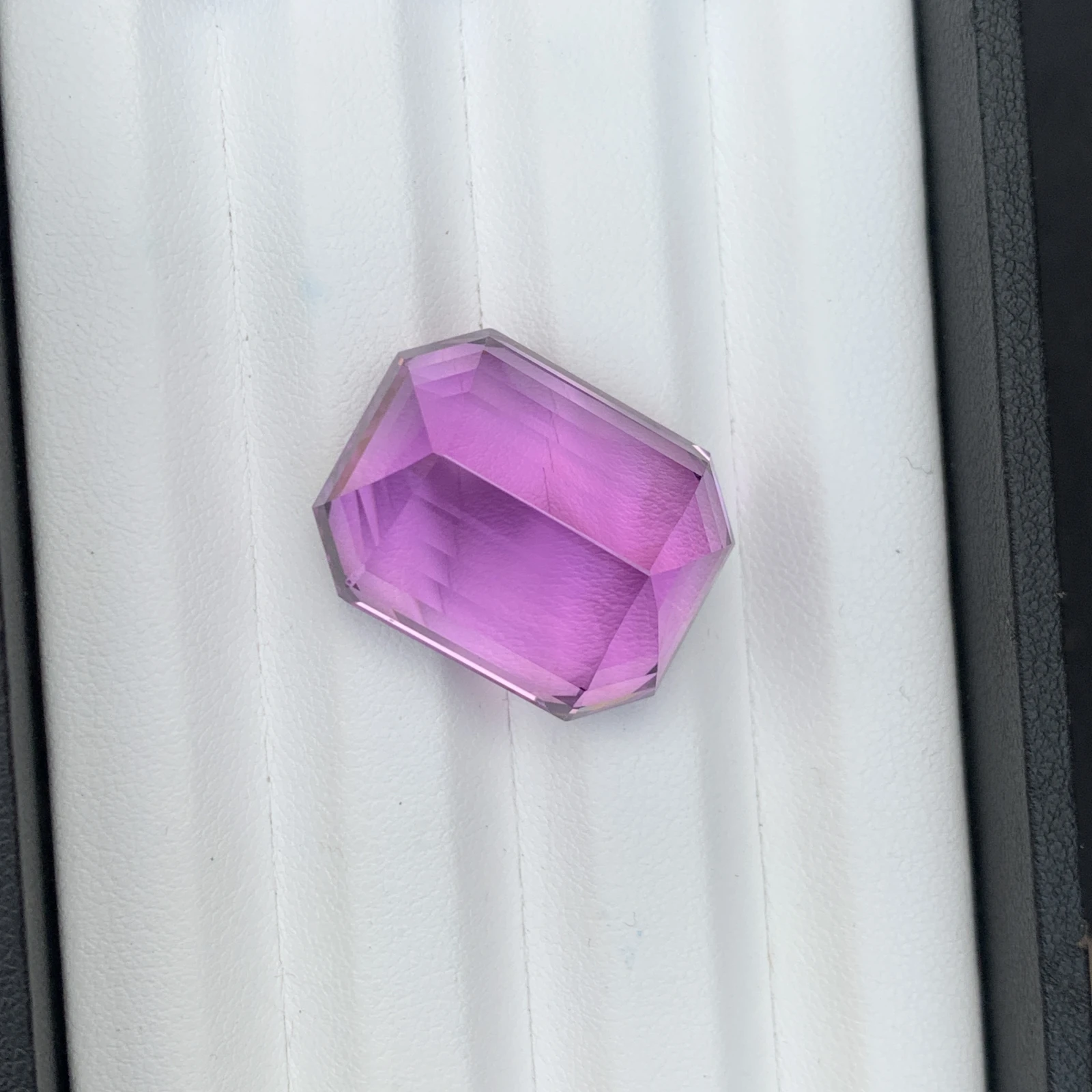 Natural Purple Kunzite 62.40 Carat Faceted Emerald Loose Gemstone